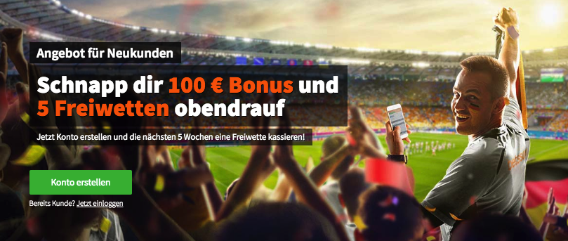 Betsson 100 Euro Bonus Freiwetten