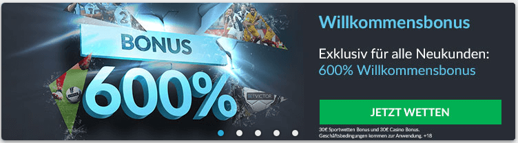 BetVictor startet 2017 mit 600% Bonus