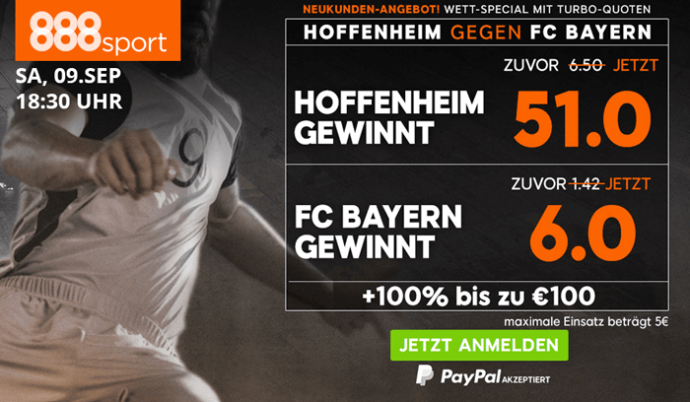 888sport quotenboost hoffenheim fcb