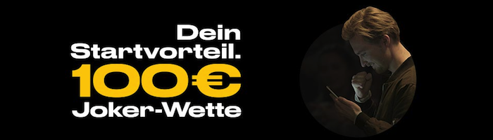 Sichern Sie sich mit der bwin Joker-Wette eine Freebet im Wert von bis zu 100 Euro!