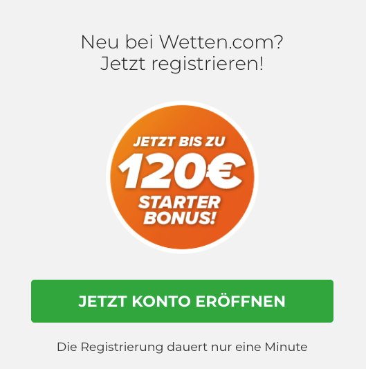 wetten.com bonus 120€ für neukunden