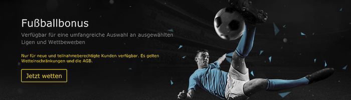 Bis zu 70% mehr Gewinn mit Fußball Kombiwetten bei bet365