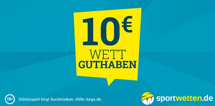 Sportwetten.de: Jetzt 10 Euro Verifizierungsbonus sichern