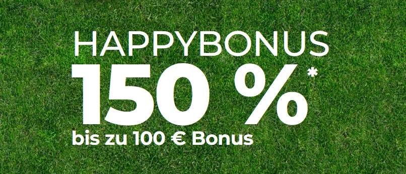 Happybet: Jetzt mit 100 EUR Bonus auf Wimbledon 2022 wetten